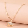 Graduation Theme Alloy Crystal Rhinestone Pendant Necklaces FS-WG07ADB-01-2