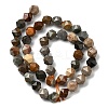 Natural Picasso Jasper Beads Strands G-Z119-A25-02-4