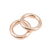 Brass Closed Jump Rings KK-D257-01RG-10-2