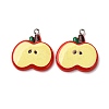Opaque Resin Pendants RESI-I337-05P-B01-1