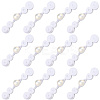 12Pcs Polyester Resin Cheongsam Buckle for Chinese Formal Dress DIY-CY0001-86B-1