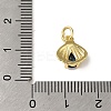 Brass Micro Pave Cubic Zirconia Pendants KK-R162-014A-G-3