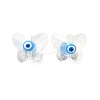 Evil Eye Glass Butterfly Beads G-P485-01A-2