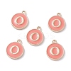 (Defective Closeout Sale Border damaged) Golden Plated Alloy Enamel Charms LS-ENAM-XCP0001-20O-1