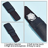 2Pcs Rectangle PU Imitation Leather Single Watch Storage Bag AJEW-GO0001-85D-3