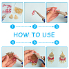 DIY Filigree Dangle Earring Making Kit DIY-UN0003-49-4