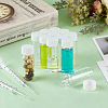 Clear Glass Screw Top Bead Storage Tubes AJEW-WH0880-47A-4