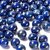 D100Pcs 8mm Natural Lapis Lazuli Round Beads DIY-LS0002-02-4