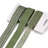 9 Yards 3 Styles Polyester Ribbon SRIB-A014-D02-1