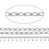 Tarnish Resistant 304 Stainless Steel Link Chain CHS-H028-03P-01-2