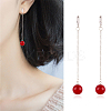 Alloy Stud Dangle Earrings EJEW-K072-18A-3