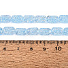 Transparent Crackle Glass Beads Strands GLAA-NH0001-04-A08-2