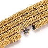 Electroplated Synthetic Non-magnetic Hematite Beads Strands G-T139-63C-1