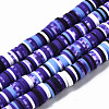 Handmade Polymer Clay Beads Strands CLAY-N008-010-H48-A-1