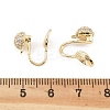 Brass Clip-on Earring Findings KK-K371-27B-G-3