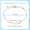1pc Adjustable Nylon Cord Slider Bracelets for Women BJEW-LP0001-33X-G-2