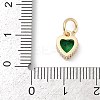 Brass Micro Pave Cubic Zirconia Pendants KK-H204-01KCG-06-3