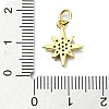 Brass Micro Pave Colorful Cubic Zirconia Pendants KK-H475-19G-09-3