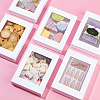 Rectangle Foldable Creative Cardboard Box CON-WH0086-18-4