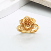 Adjustable Brass Open Cuff Rings for Women JT1474-2-4