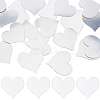 120Pcs Acrylic Mirror Wall Stickers AJEW-SP0001-07-1