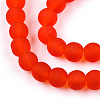 Transparent Glass Beads Strands GLAA-T032-T4mm-MD09-2