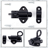 Gorgecraft Aluminum & Alloy Lock Catch Clasps AJEW-GF0004-87B-4