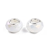 Imitation Jade Glass European Beads GPDL-N004-B14mm-A01-4