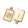 304 Stainless Steel Pendants STAS-C184-11G-02-2