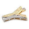 Brass Pendants PALLOY-S036-01G-Y-2