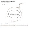 201 Stainless Steel Bracelet Making STAS-CJ0001-12P-2
