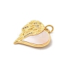 Brass Micro Pave Cubic Zirconia Pendants KK-K302-20D-G-2