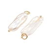 Baroque Natural Keshi Pearl Pendants PALLOY-JF04389-02-2