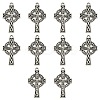 10Pcs Irish Tibetan Style Alloy Pendants PALLOY-YW0001-30-1