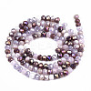 Opaque Glass Beads Strands LS-GLAA-T006-12B-2