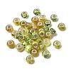 Printed Transparent Resin European Beads RESI-C063-03C-1