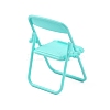 Cute Mini Plastic Foldable Chair DJEW-WH0015-76-2