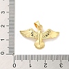 Rack Plating Brass Micro Pave Clear Cubic Zirconia Pendants KK-C047-20D-G-3