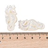Natural White Shell Carved Pendants SSHEL-C012-05-3