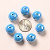 Solid Color Acrylic Beads PACR-S095-20mm-08-5