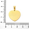 304 Stainless Steel Enamel Pendants STAS-S163-09B-G-3
