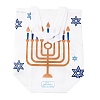 Hanukkah Theme Non-Woven Reusable Folding Gift Bags with Handle ABAG-NH0001-01E-2