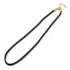 Nylon Milan Cord Necklace Making MAK-M028-01G-20-1