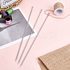 3Pcs Carbon Steel Fishing Net Needles FIND-GF0002-39-4