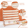 5-Tier Assembled Wood Earring Display Stands EDIS-WH0029-42B-4