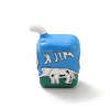 304 Stainless Steel Enamel European Beads STAS-G308-17P-2