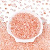 Baking Paint Transparent Glass Beads DGLA-T004-07I-1