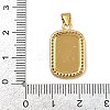 Brass Micro Pave Cubic Zirconia Pendants KK-D424-21B-G-3