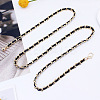 Alloy PU Leather Braided Waist Chains for Woman WGB955C-01-2