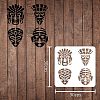 Plastic Reusable Drawing Painting Stencils Templates DIY-WH0172-239-2